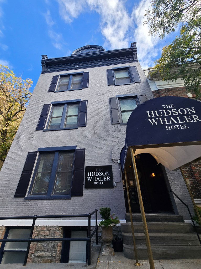 Huson Whaler Hotel exterior in Hudson NY