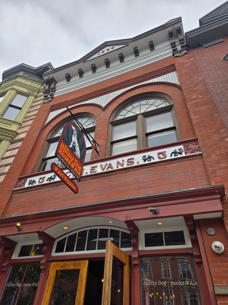 The Spotty Dog bookstore and alehouse Hudson NY